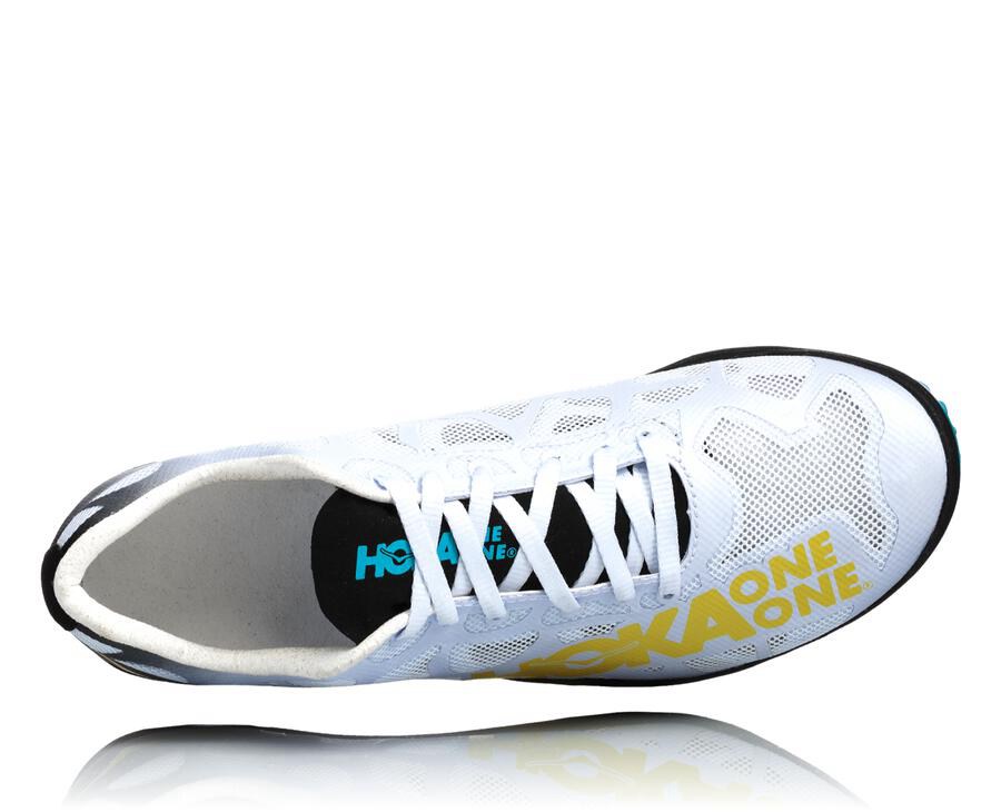 Hoka One One Çivili Koşu Ayakkabısı Erkek Beyaz - Rocket X - TO2675094